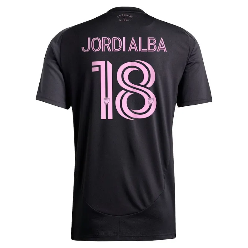 Maillot d'extérieur de Jordi Alba d'Inter Miami 2025/26 - Noir