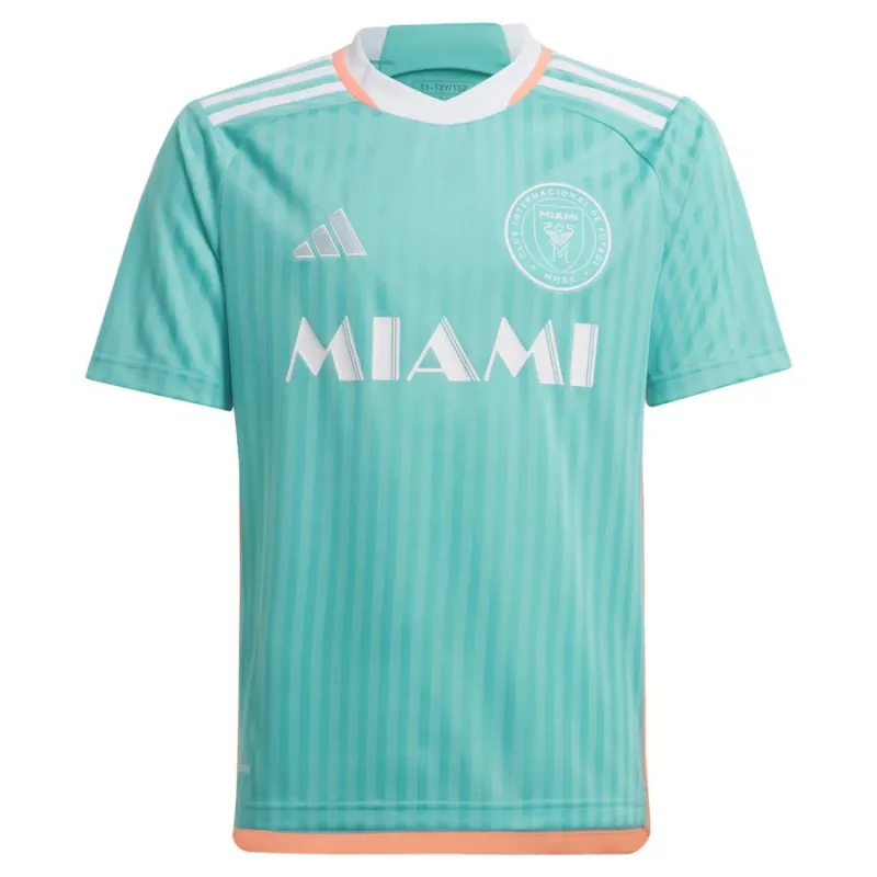 Maillot d'enfant numéro 3 de l'Inter Miami 2024/25 - Vert