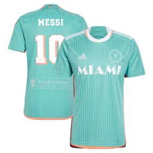 Maglia terza di Lionel Messi per l'Inter Miami 2024/25 - Verde