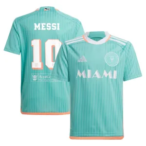 Maglia per bambini terza di Lionel Messi per l'Inter Miami 2024/25 - Verde