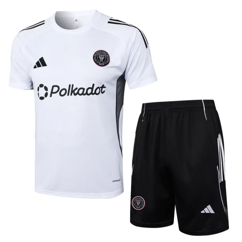 Maglia da Allenamento + Pantaloncini Inter Miami 2025/26 - Bianco