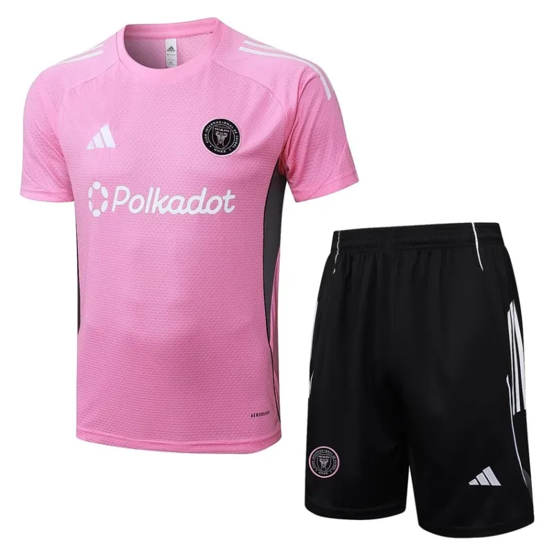 Camiseta de Entrenamiento + Pantalones Cortos Inter Miami 2025/26 - Rosa
