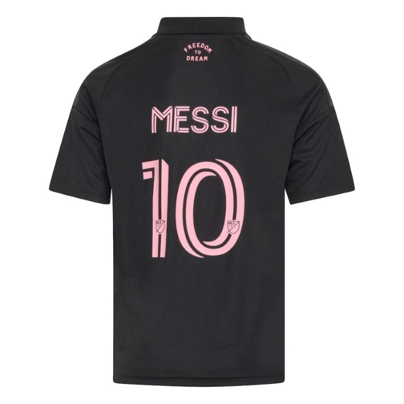Inter Miami MESSI 2026/27 Kinder Auswärtsset Schwarz