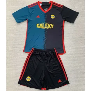 Drittes Kinder-Trikot von Los Angeles Galaxy 2024/25 - Schwarz und Grün