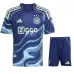 Ajax 2025/26 Away Kids' Jersey Set - Blue