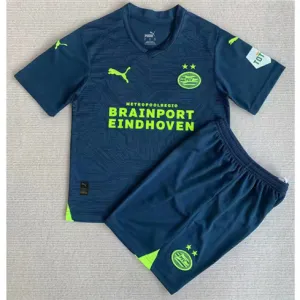 Maglia da calcio per bambini del PSV Eindhoven 2024/25 - Azzurra