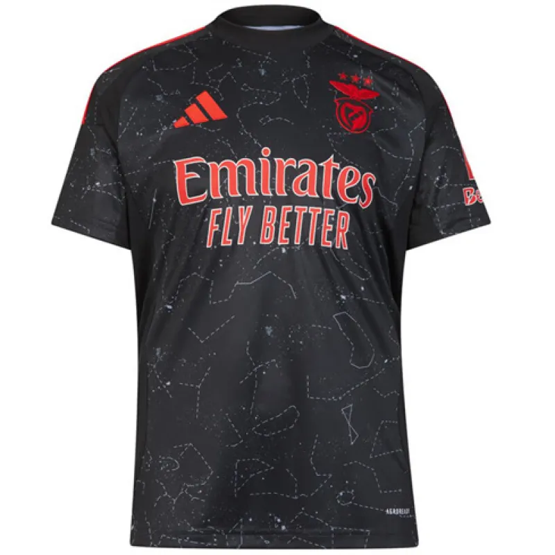 The 2024/25 away jersey of Benfica - Black