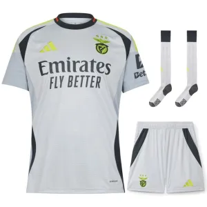 Benfica 2024/25 Third Kids' Jersey Set - Gray
