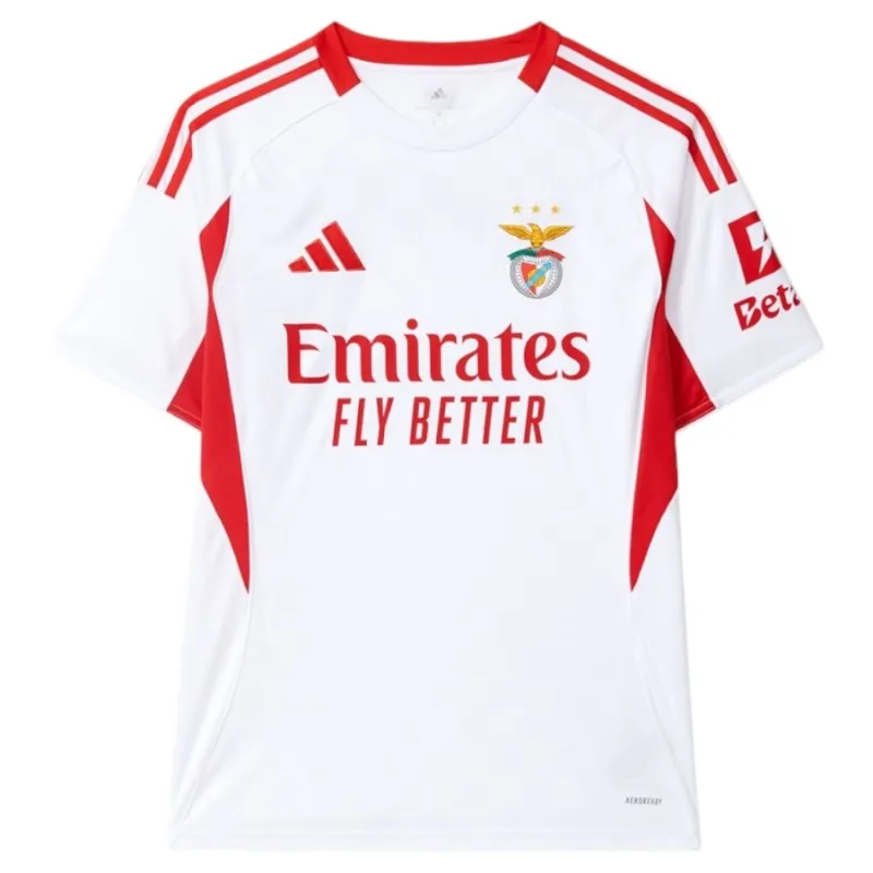 Benfica 2025/26 Third Kids' Kit - White