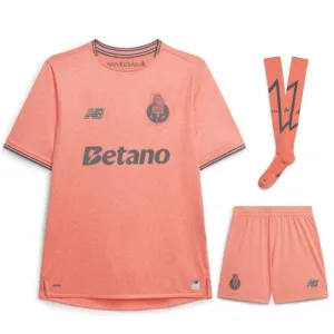 FC Porto 2025/26 Kinder-Auswärts-Trikot-Set - Pink