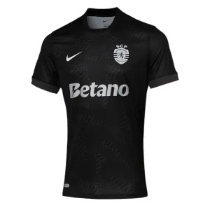 Sporting CP Kids' 2025/26 Away Jersey - Black