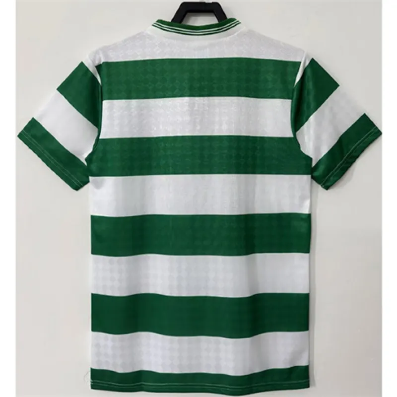 Celtic 1987/88 Home Retro Jersey - White/Green