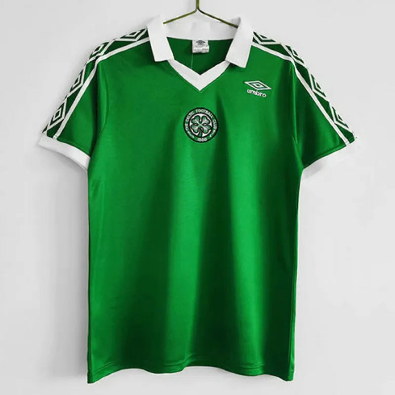 Celtic 1980 Home Retro Jersey A - Green