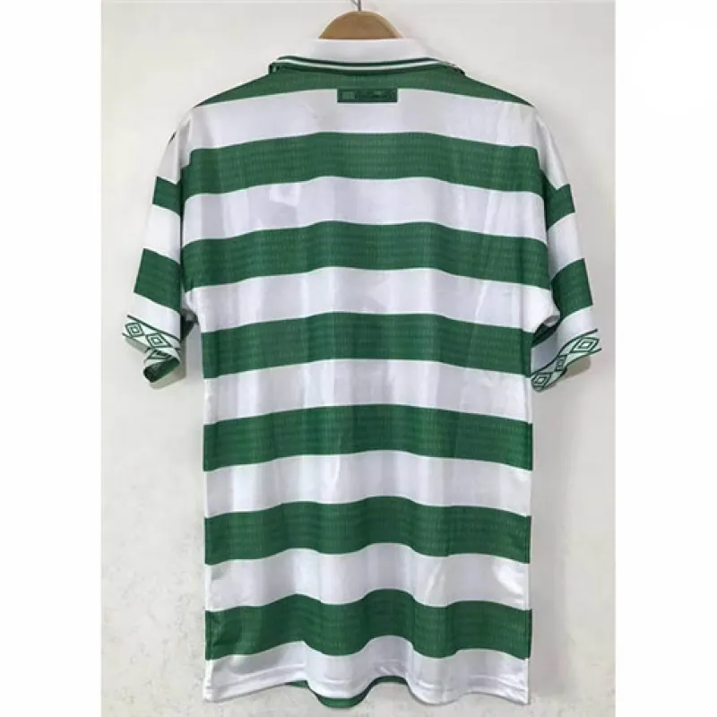 Celtic 1998 Home Retro Jersey - White/Green