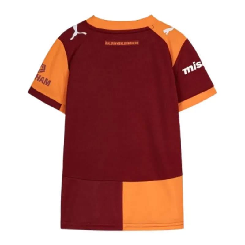 Galatasaray 2025/26 Home Kids' Jersey + Shorts - Red/Orange