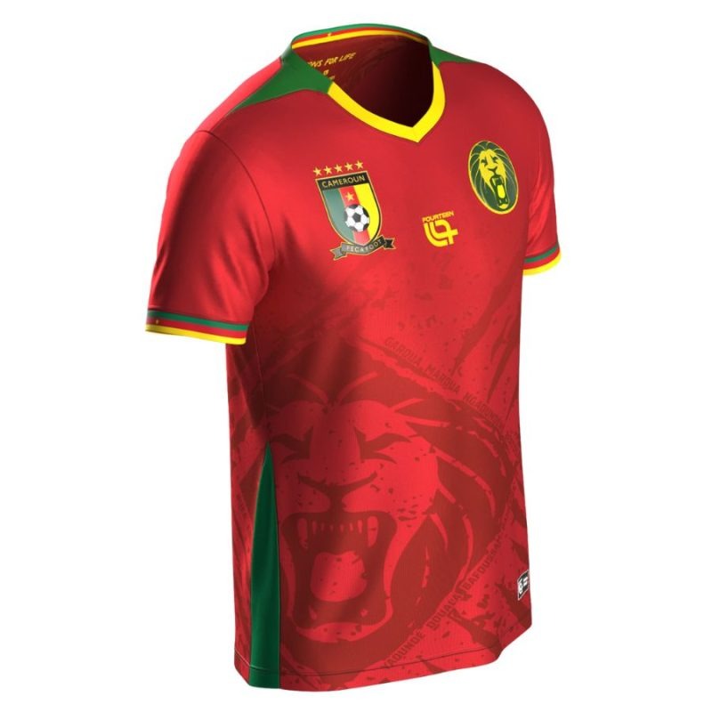 Kamerun Kinder 2025/26 Auswärts-Kit - Rot