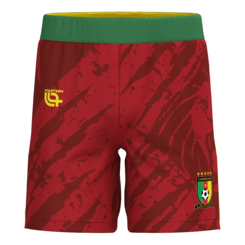 Kamerun 2025/26 Heimshorts - Rot