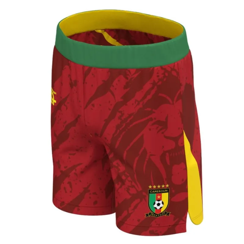 Kamerun 2025/26 Heimshorts - Rot