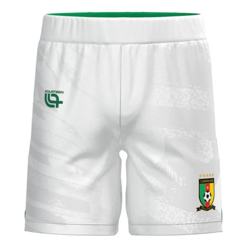 Camerun 2025/26 Terzo Shorts - Bianco