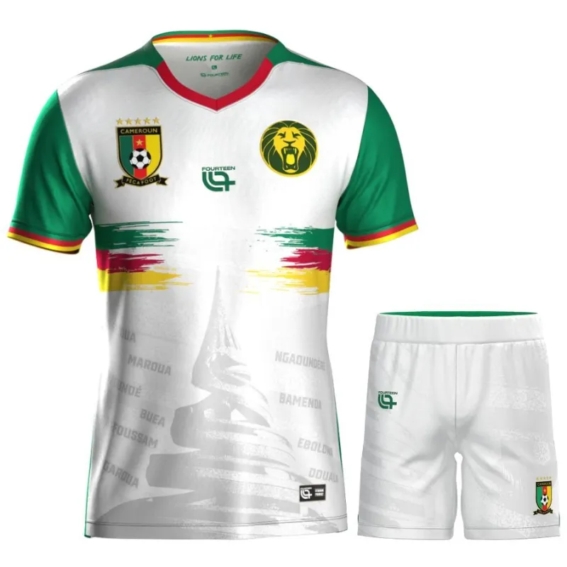 Kamerun 2025/26 Drittes Kinder-Kit - Weiss