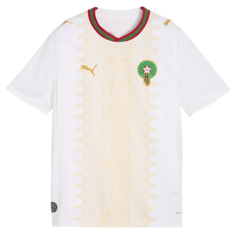 Marocco 2026 Coppa del Mondo Maglia Trasferta Bambino Bianco