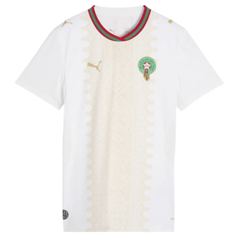 Marocco 2026 Coppa del Mondo Maglia Trasferta Donna Bianco