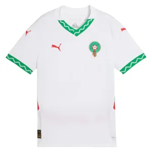 Maroc 2024/25 Maillot Extérieur Réplique Enfant - Blanc