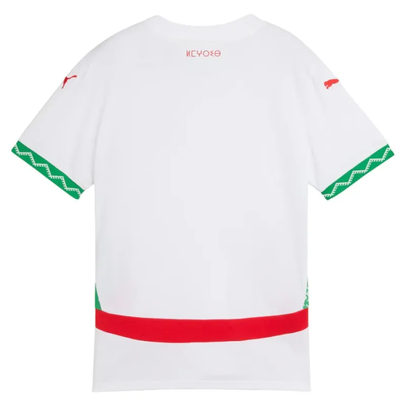 Marocco 2024/25 Maglia Trasferta Replica Bambino - Bianca