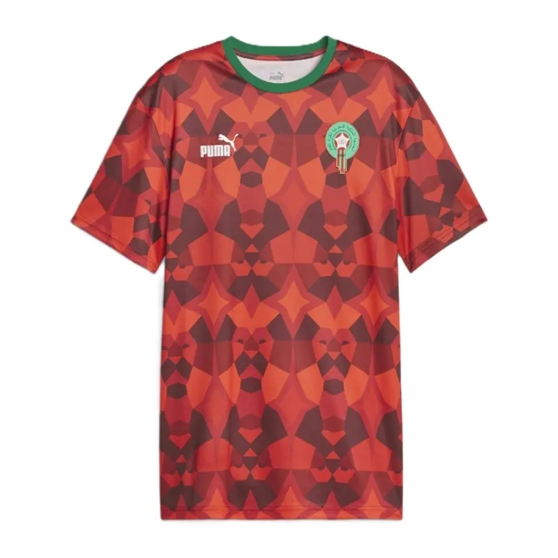 La maglia di cultura calcistica 2024 della nazionale marocchina, rossa