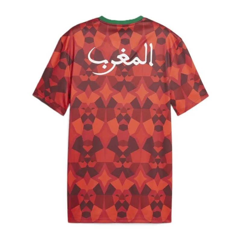 La maglia di cultura calcistica 2024 della nazionale marocchina, rossa