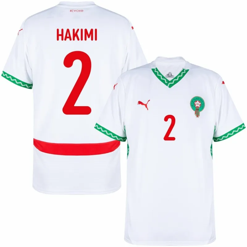 Maroc HAKIMI Maillot away 2026/27 - Blanc