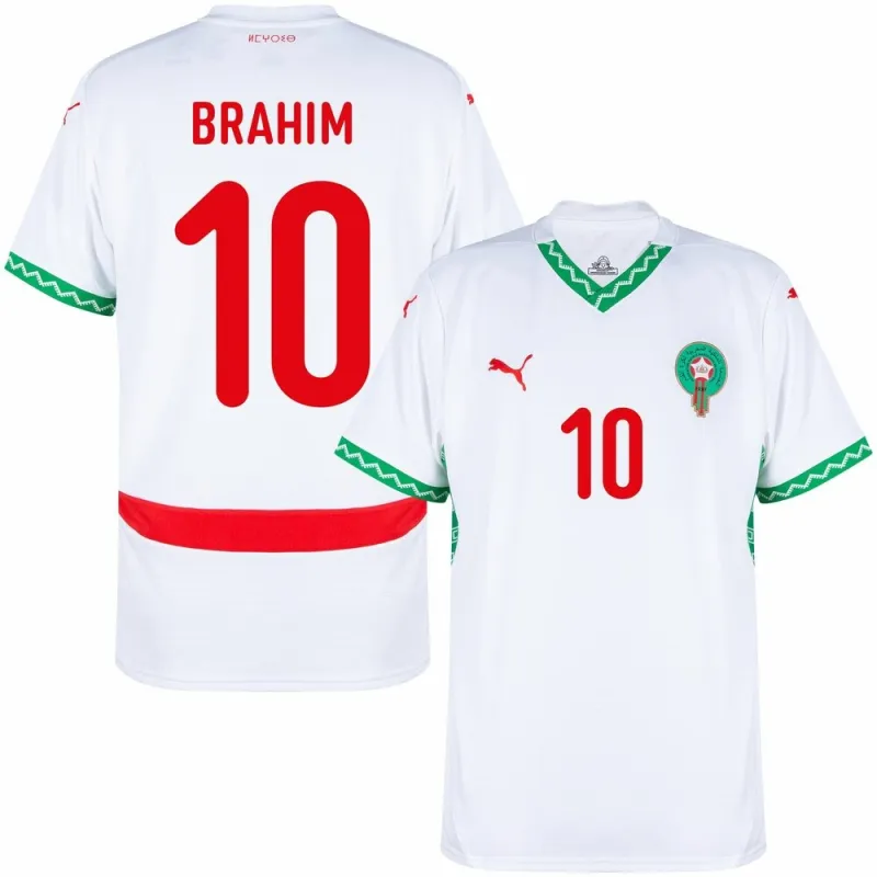 Marokko BRAHIM Auswärts-Trikot 2026/27 - Weiß