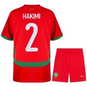 Maroc HAKIMI Maillot Enfant Domicile 2026/27 - Rouge