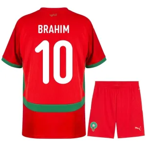 Maroc BRAHIM Maillot Enfant Domicile 2026/27 - Rouge