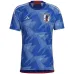 La versione per tifosi della maglia di casa blu della nazionale giapponese nella Coppa del mondo 2022.