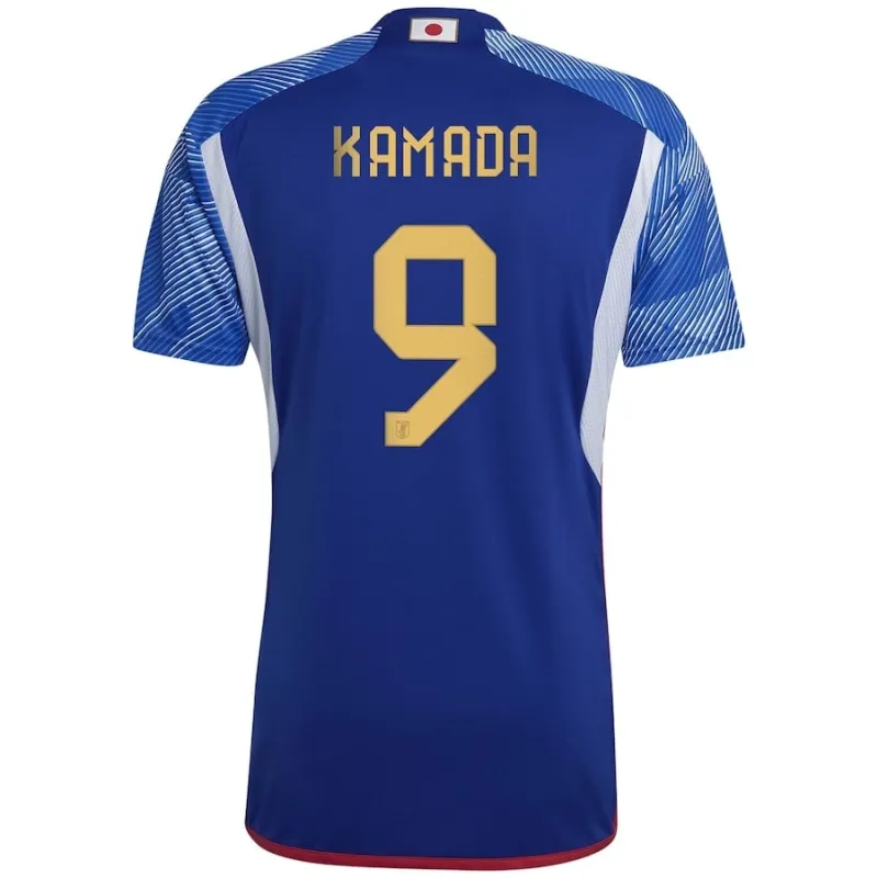 Giappone KAMADA Coppa del Mondo 2022 maglia casa blu