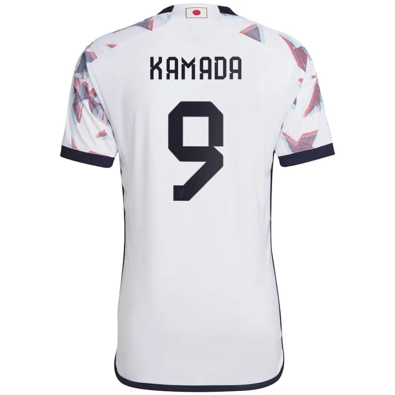 Japan Nationalmannschaft Auswärtstrikot Weltmeisterschaft 2022 - Kamada - Weiß