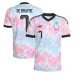 Maillot Extérieur Belgique DE BRUYNE 2026/27 Bleu Rose