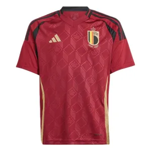 Belgien 2024/25 Kinder-Heimtrikot - Rot