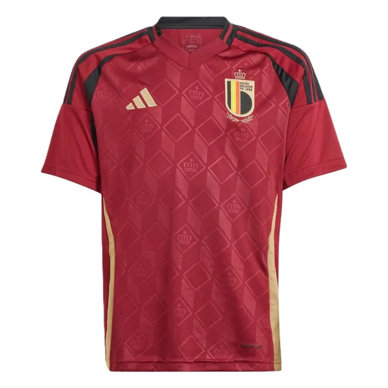 Belgien 2024/25 Kinder-Heimtrikot - Rot
