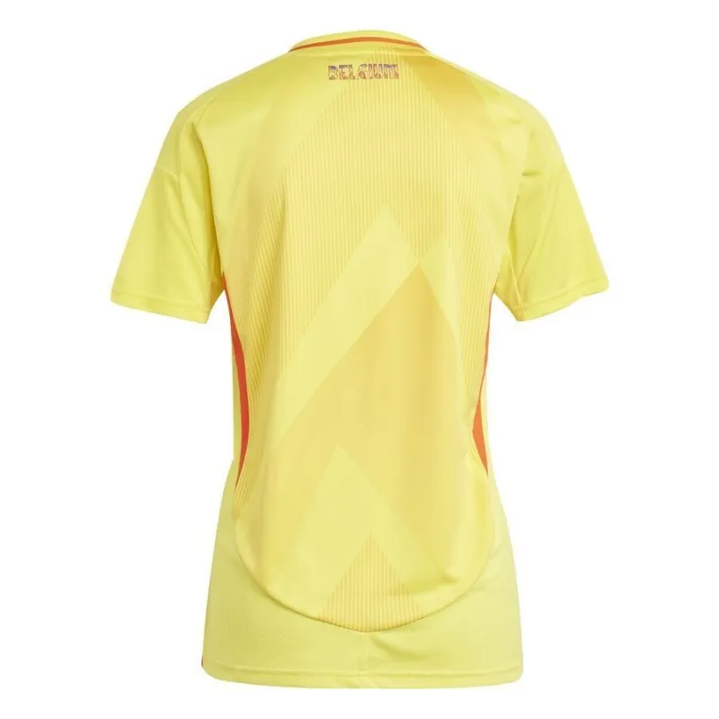 Camiseta visitante femenina de Bélgica para la Eurocopa 2024 -Amarillo
