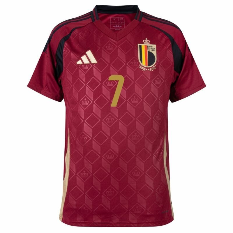 Belgien DE BRUYNE 2024/25 Heimtrikot - Rot