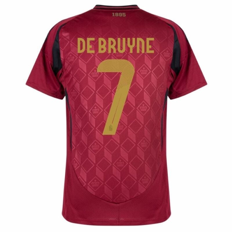 Belgien DE BRUYNE 2024/25 Heimtrikot - Rot