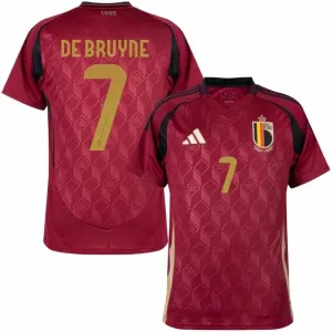 Bélgica DE BRUYNE Camiseta Local 2024/25 - Roja