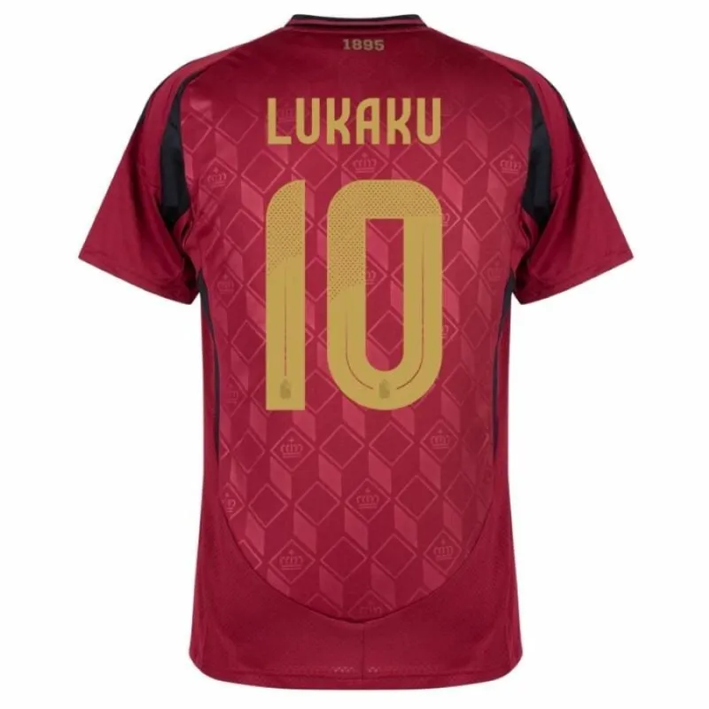 Belgium LUKAKU 2024/25 Home Jersey - Red