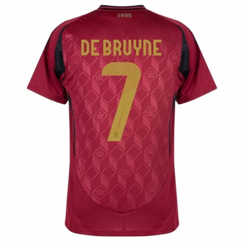 Bélgica DE BRUYNE Conjunto Local Niño 2024/25 - Rojo