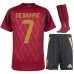 Bélgica DE BRUYNE Conjunto Local Niño 2024/25 - Rojo