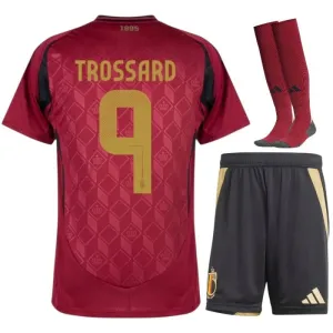 Bélgica TROSSARD Conjunto Local Niño 2024/25 - Rojo