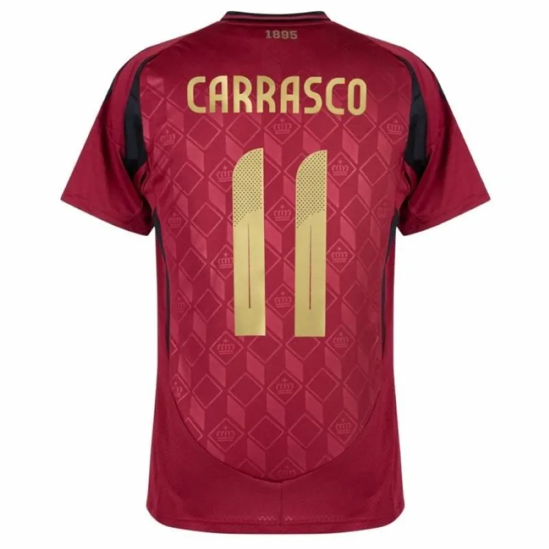 Belgium CARRASCO 2024/25 Home Jersey - Red