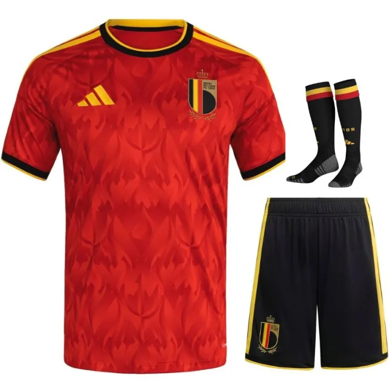 Ensemble Domicile Enfant Belgique 2026/27 - Rouge